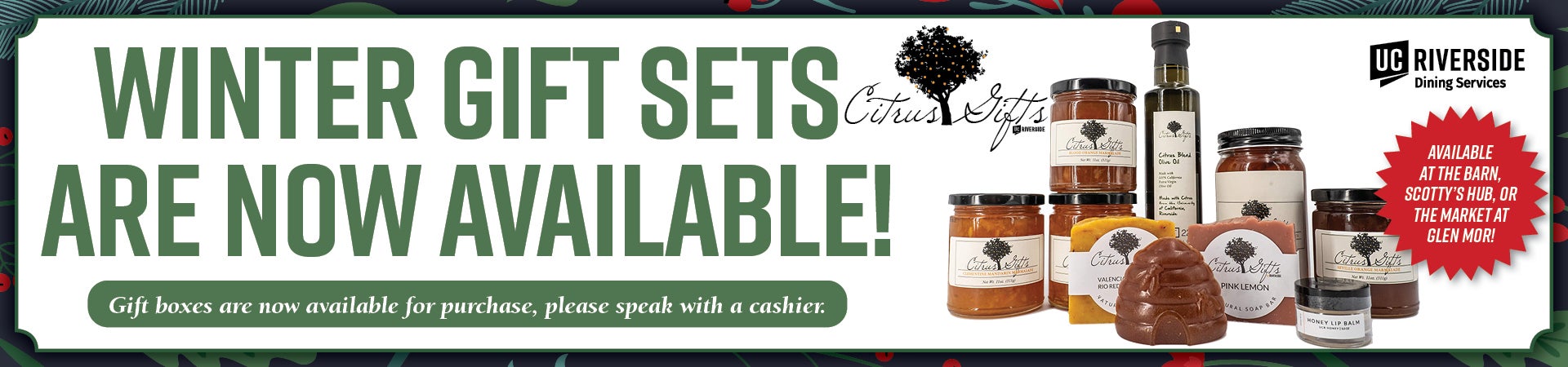 Citrus Gift Winter Gift Sets Available
