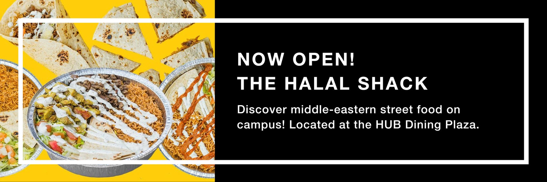 Halal Shack open at the HUB