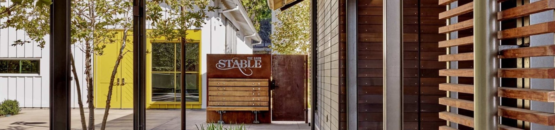 the stable outdoor entrance