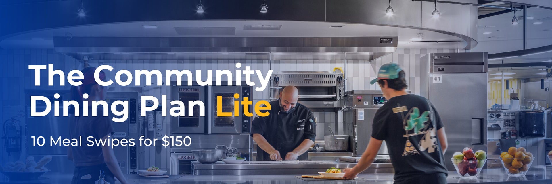 The Community Dining Plan Lite 10 Meal Swipes for $150