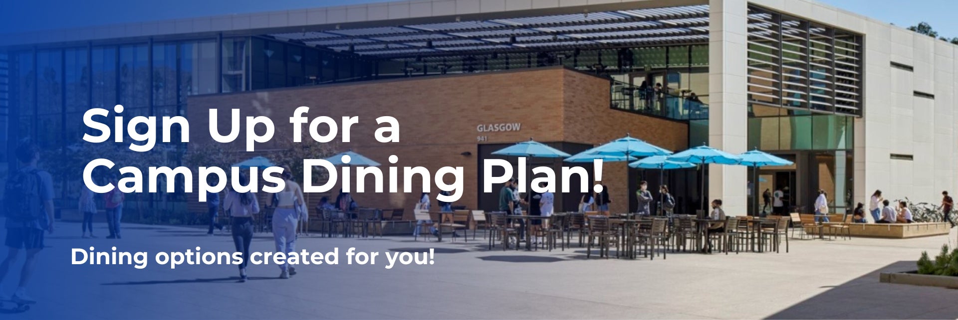 Sign up for campus dining plan, dining options created for you