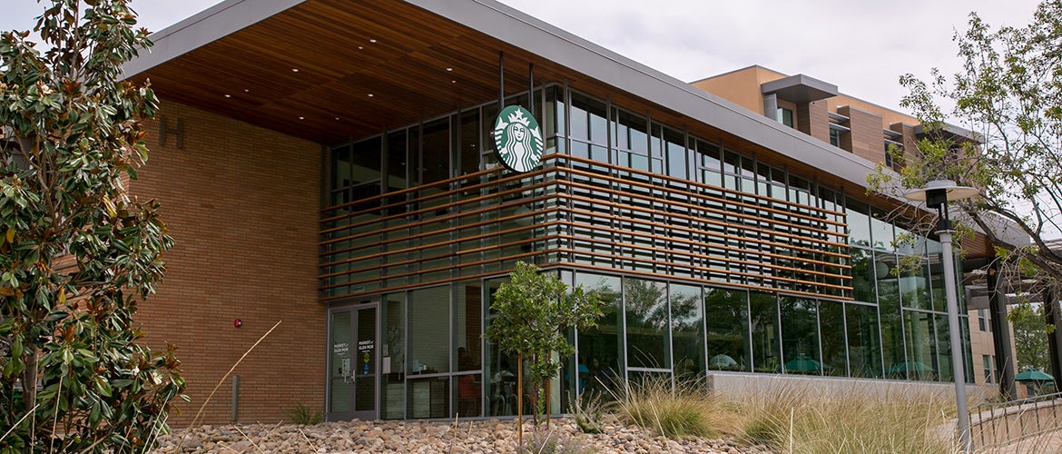 Starbucks Header Exterior building