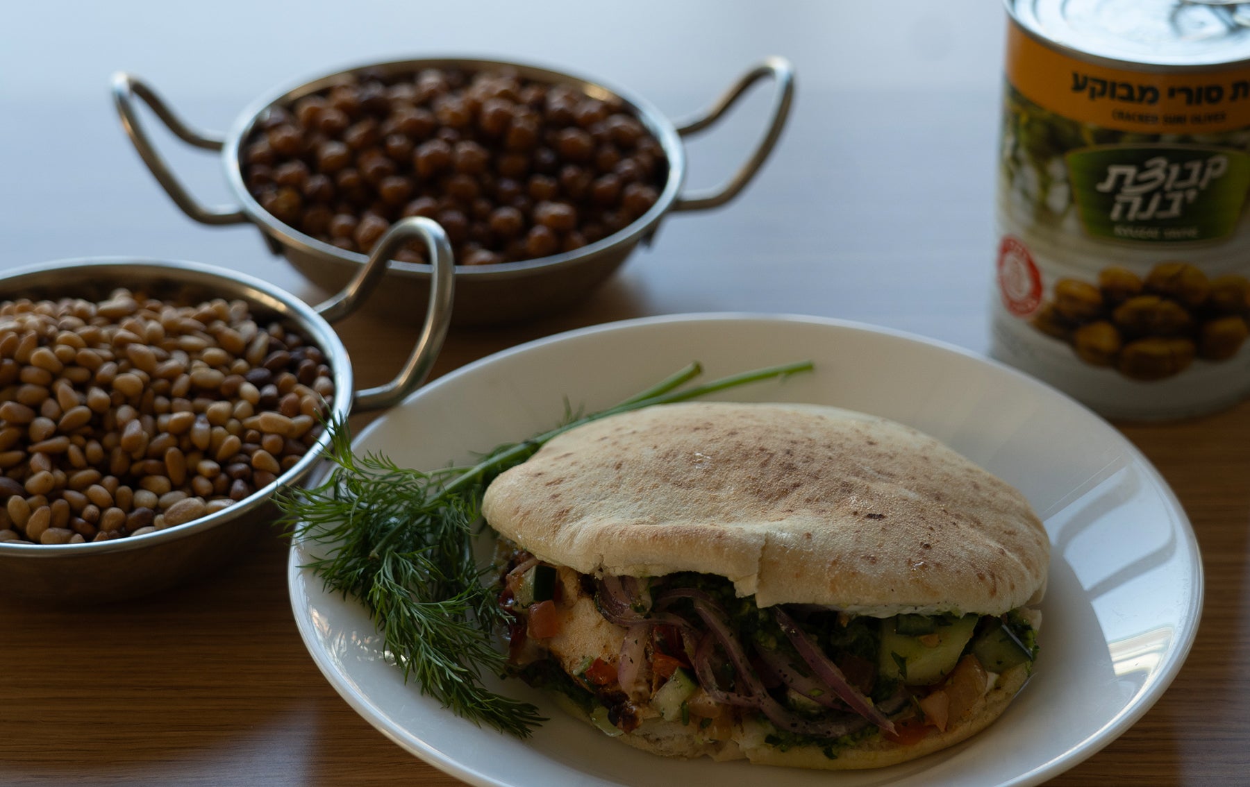 gyro and beans