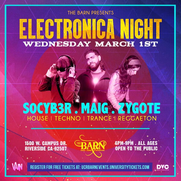 Electronica Night, House, Techno, Reggaeton