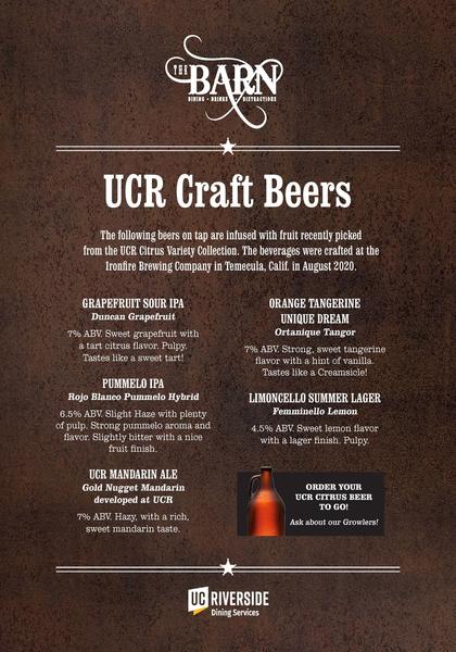 UCR Craft Beers / August 2020