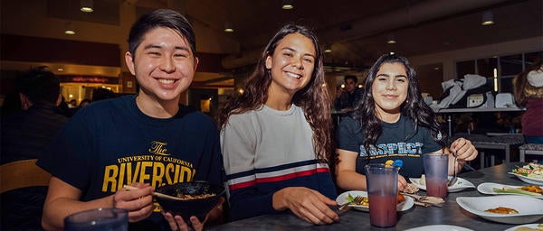 Students Dining Together